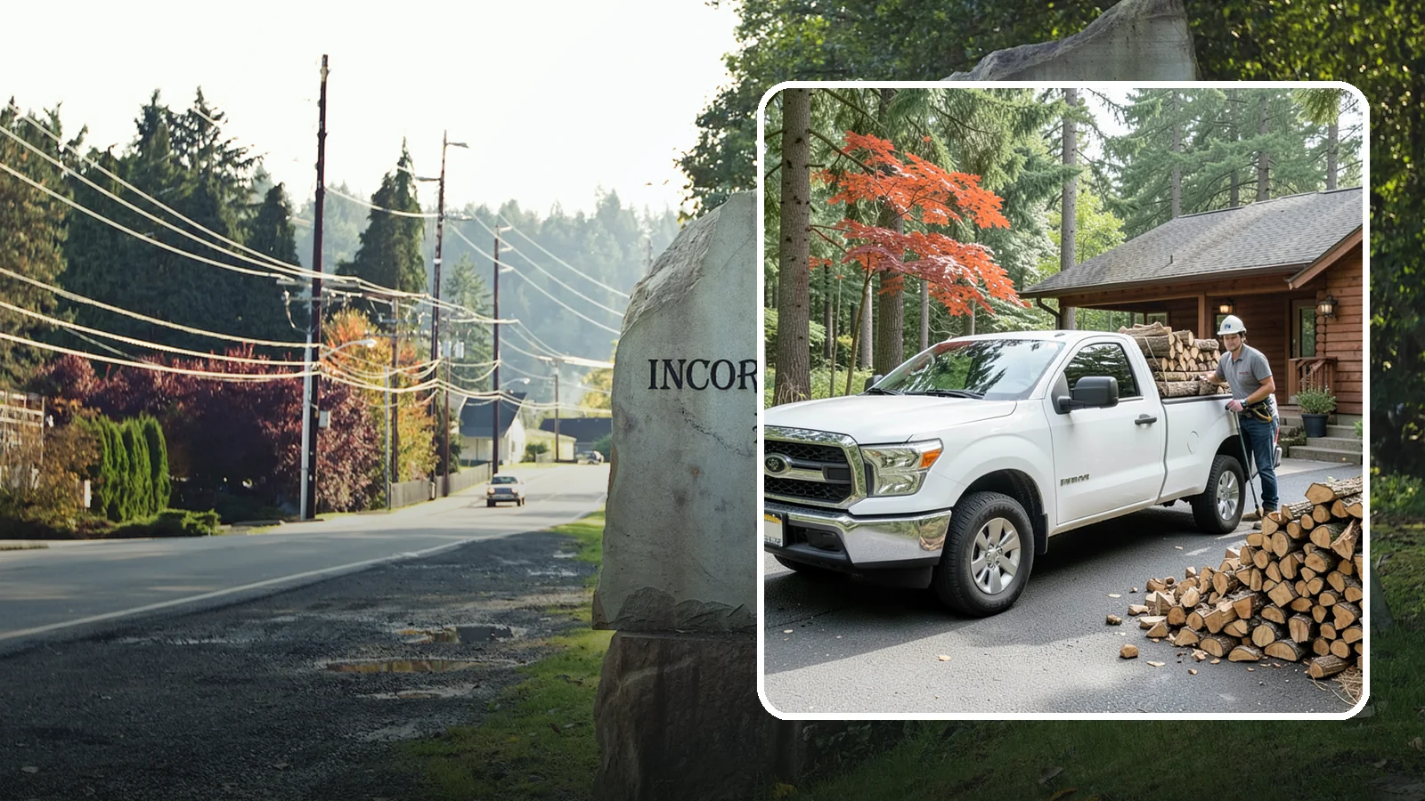 Residential Firewood Delivery in Wilkeson, Pierce County, WA - We deliver seasoned firewood directly to homes, placing it exactly where you want it around your Pacific Northwest property.