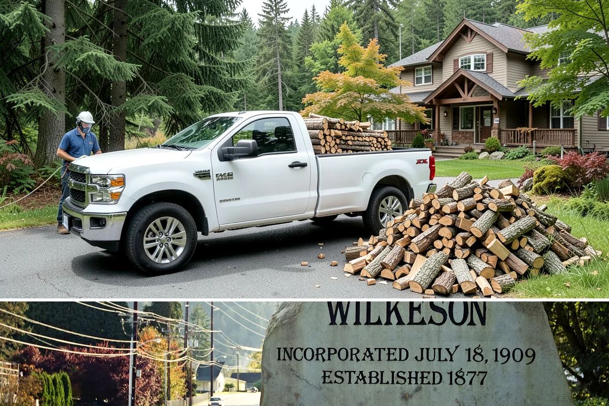 Residential Firewood Delivery in Wilkeson, Pierce County, WA - Schedule residential delivery in early fall so your home is stocked before the cold, wet weather sets in.