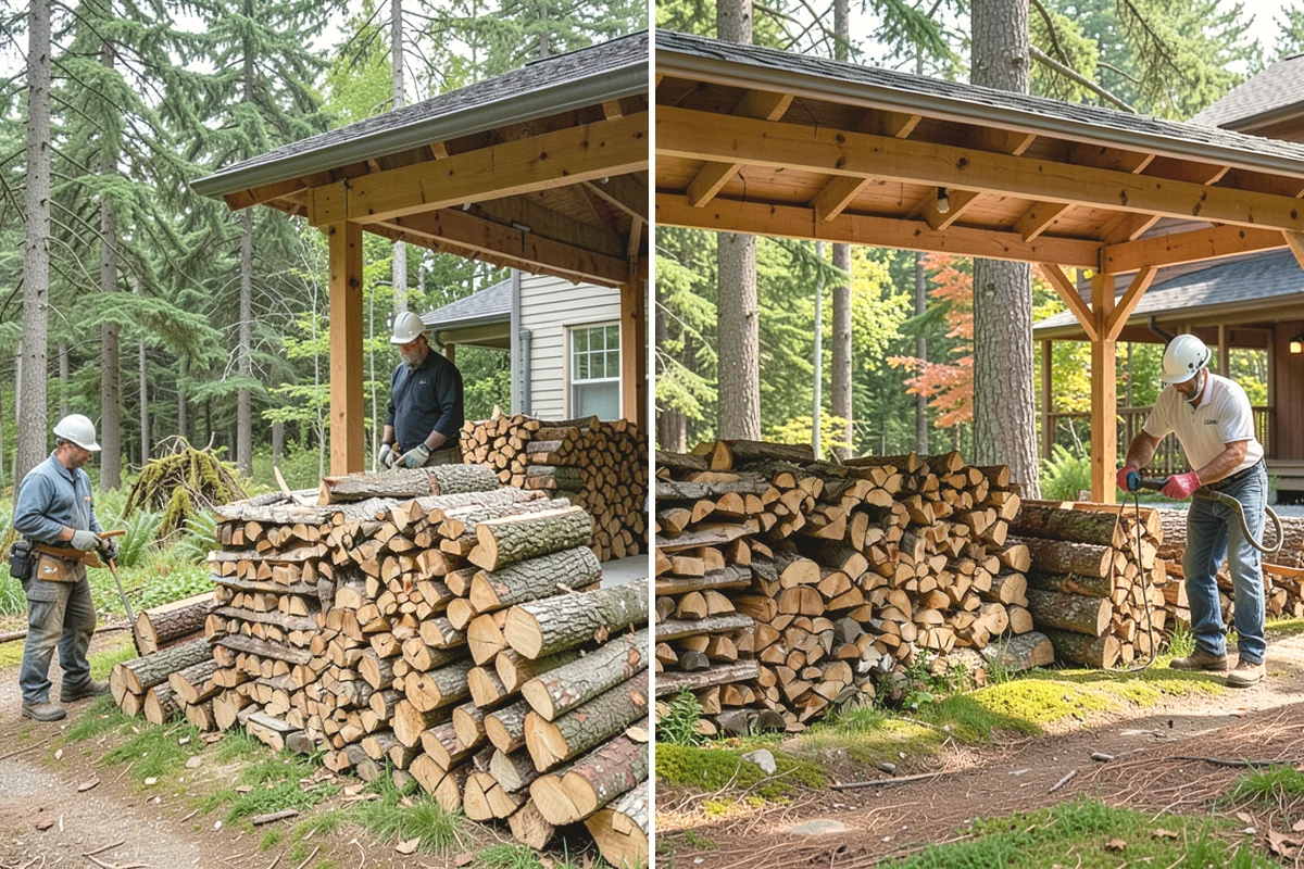 Residential Firewood Delivery in Yarrow Point, King County, WA - We confirm your address, quantity, and preferred drop spot