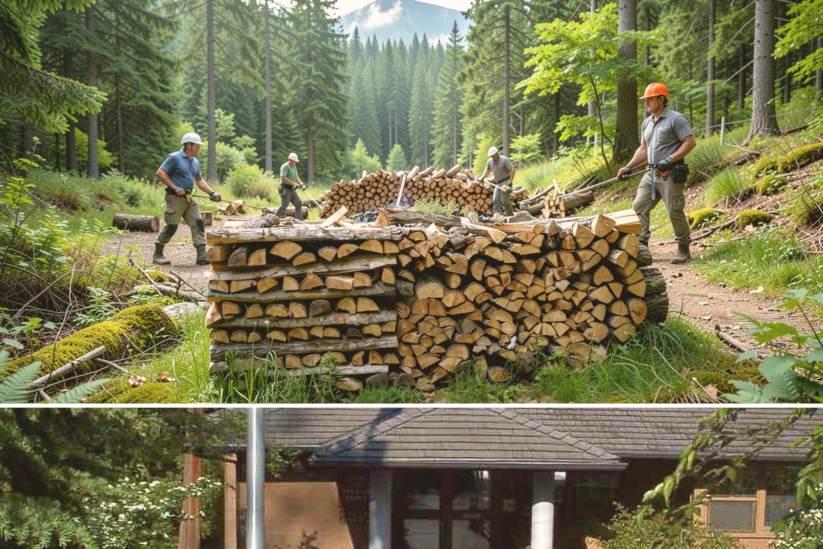 Residential Firewood Delivery in Yarrow Point, King County, WA - Schedule residential delivery in early fall so your home is stocked before the cold, wet weather sets in.