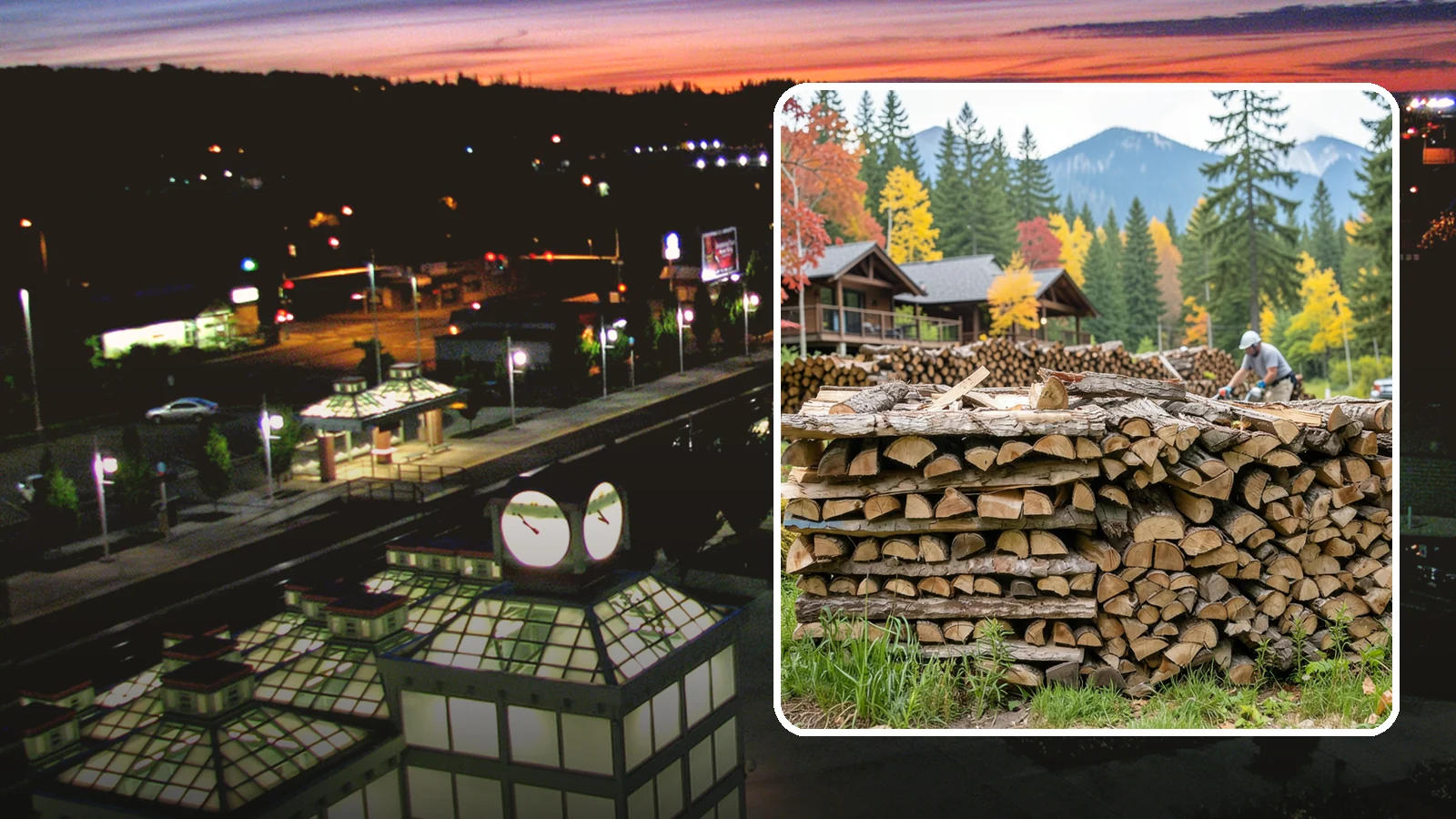 Resort Firewood in Auburn, King County, WA - We provide Pacific Northwest resorts with clean, seasoned firewood for guest fireplaces, fire pits, and gathering areas.