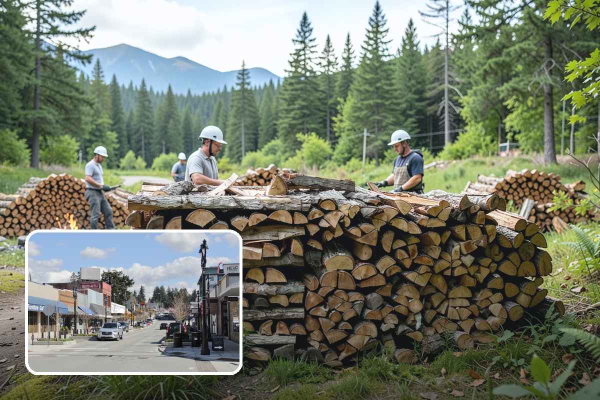 Resort Firewood in Bothell, King County, WA - Clean, easy-lighting wood for a great guest experience