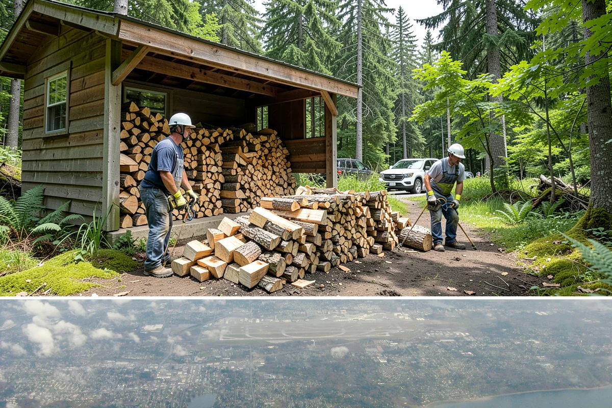 Resort Firewood in Burien, King County, WA - Increase supply ahead of the cozy fall and winter seasons when guests use fires most.