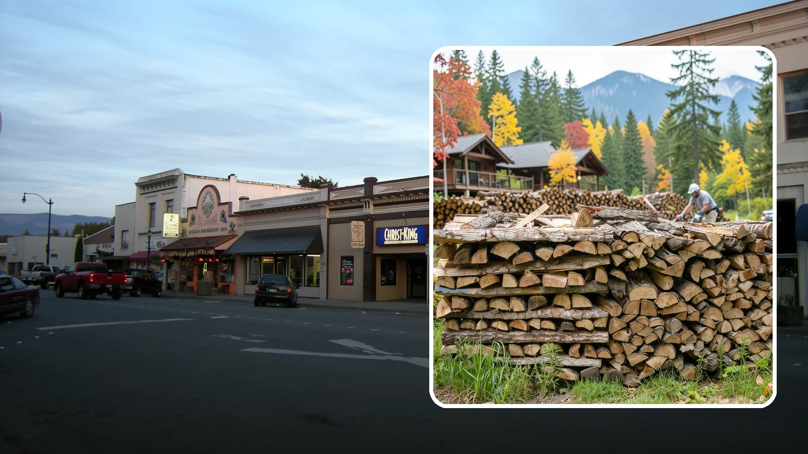 Resort Firewood in Burlington, Skagit County, WA - We provide Pacific Northwest resorts with clean, seasoned firewood for guest fireplaces, fire pits, and gathering areas.