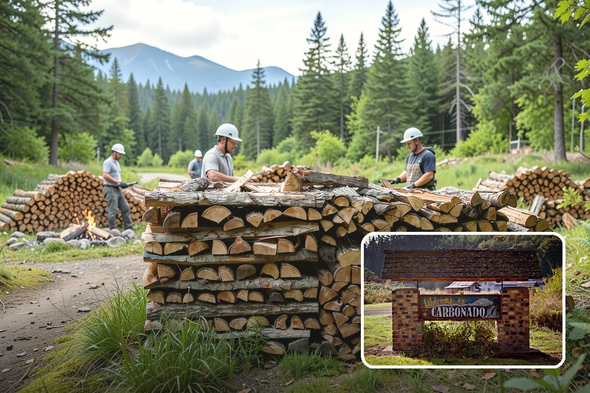 Resort Firewood in Carbonado, Pierce County, WA - Clean, easy-lighting wood for a great guest experience