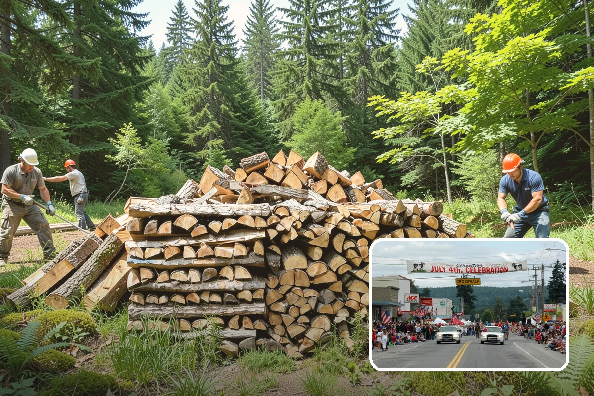 Resort Firewood in Carnation, King County, WA - Clean, easy-lighting wood for a great guest experience