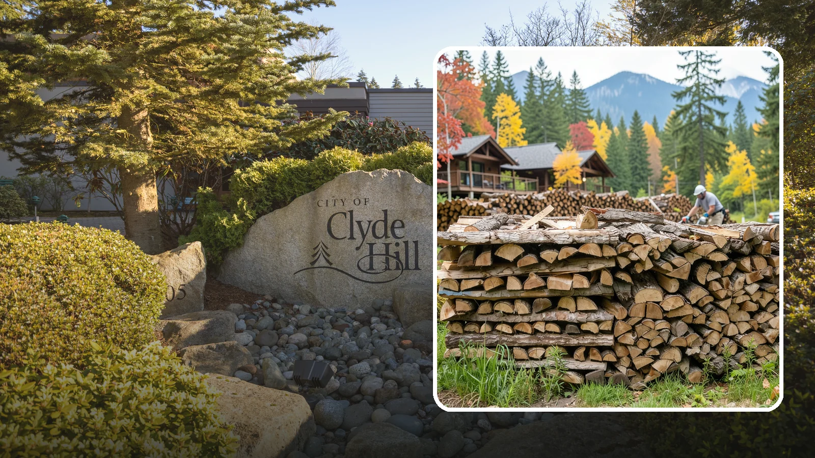 Resort Firewood in Clyde Hill, King County, WA - We provide Pacific Northwest resorts with clean, seasoned firewood for guest fireplaces, fire pits, and gathering areas.