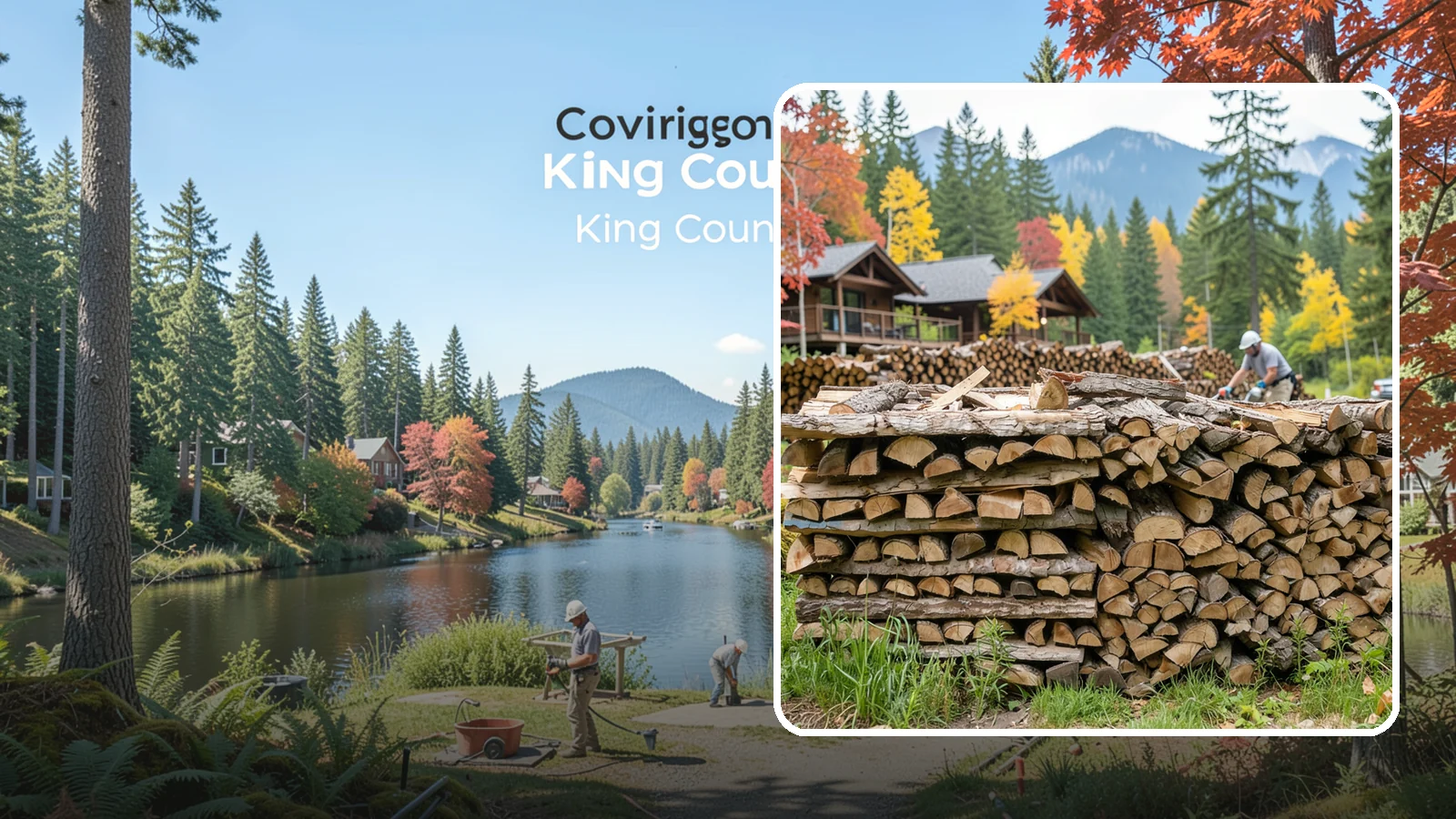 Resort Firewood in Covington, WA - We provide Pacific Northwest resorts with clean, seasoned firewood for guest fireplaces, fire pits, and gathering areas.