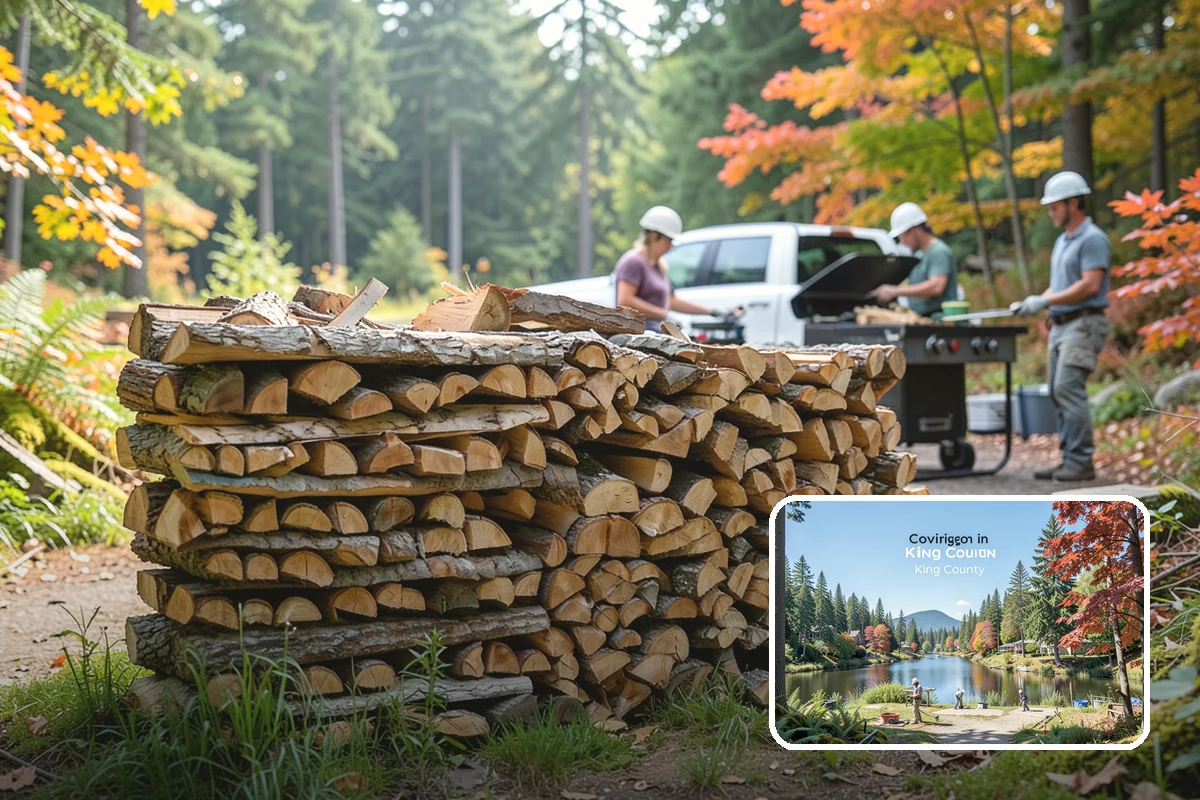 Resort Firewood in Covington, WA - Clean, easy-lighting wood for a great guest experience