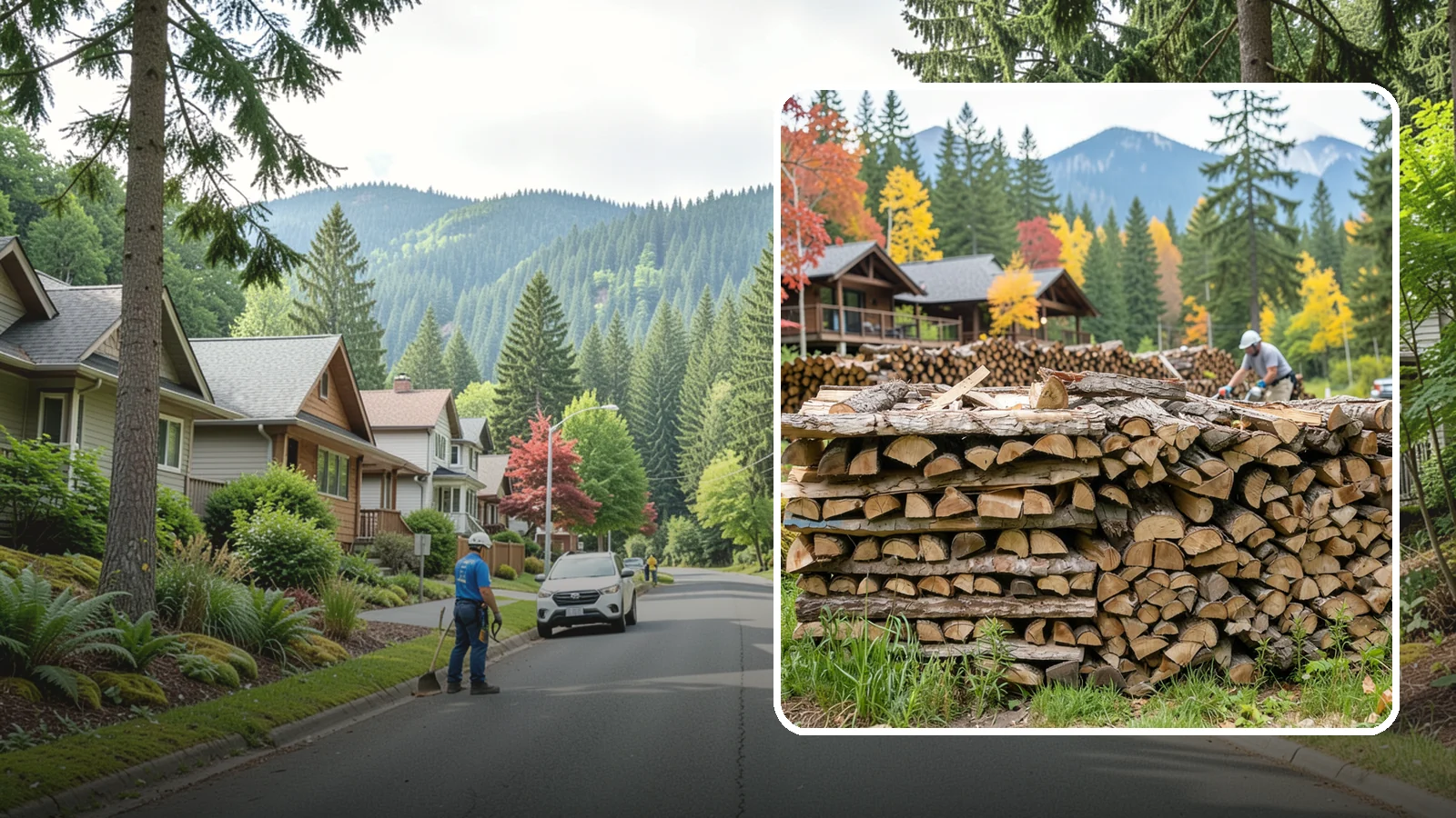 Resort Firewood in Darrington, Snohomish County, WA - We provide Pacific Northwest resorts with clean, seasoned firewood for guest fireplaces, fire pits, and gathering areas.