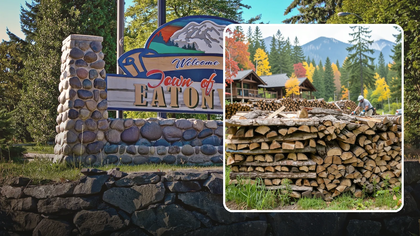 Resort Firewood in Eatonville, WA - We provide Pacific Northwest resorts with clean, seasoned firewood for guest fireplaces, fire pits, and gathering areas.