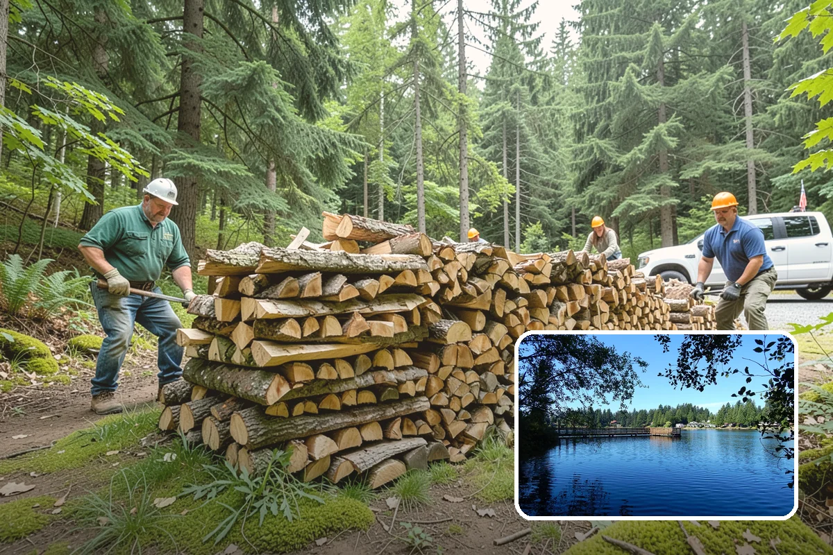 Resort Firewood in Federal Way, King County, WA - Clean, easy-lighting wood for a great guest experience