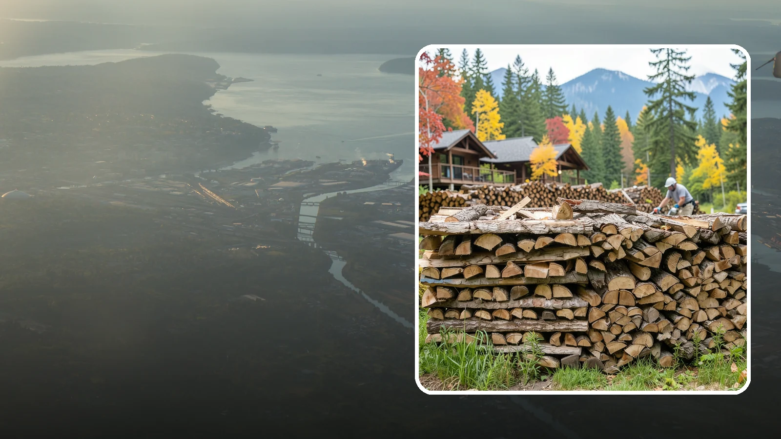 Resort Firewood in Fife, Pierce County, WA - We provide Pacific Northwest resorts with clean, seasoned firewood for guest fireplaces, fire pits, and gathering areas.