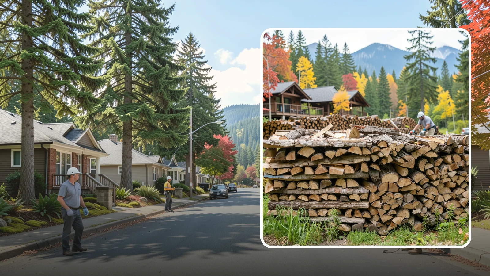 Resort Firewood in Hunts Point, King County, WA - We provide Pacific Northwest resorts with clean, seasoned firewood for guest fireplaces, fire pits, and gathering areas.