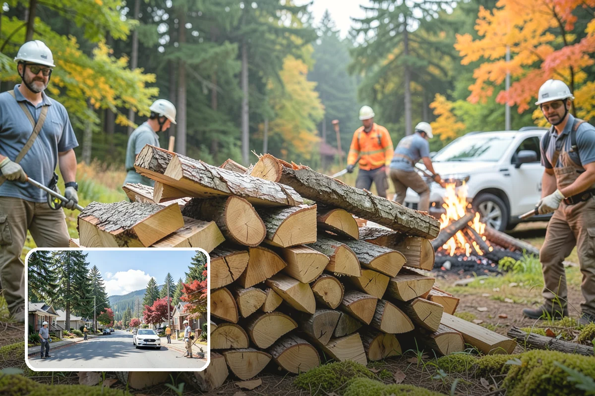 Resort Firewood in Hunts Point, King County, WA - Clean, easy-lighting wood for a great guest experience