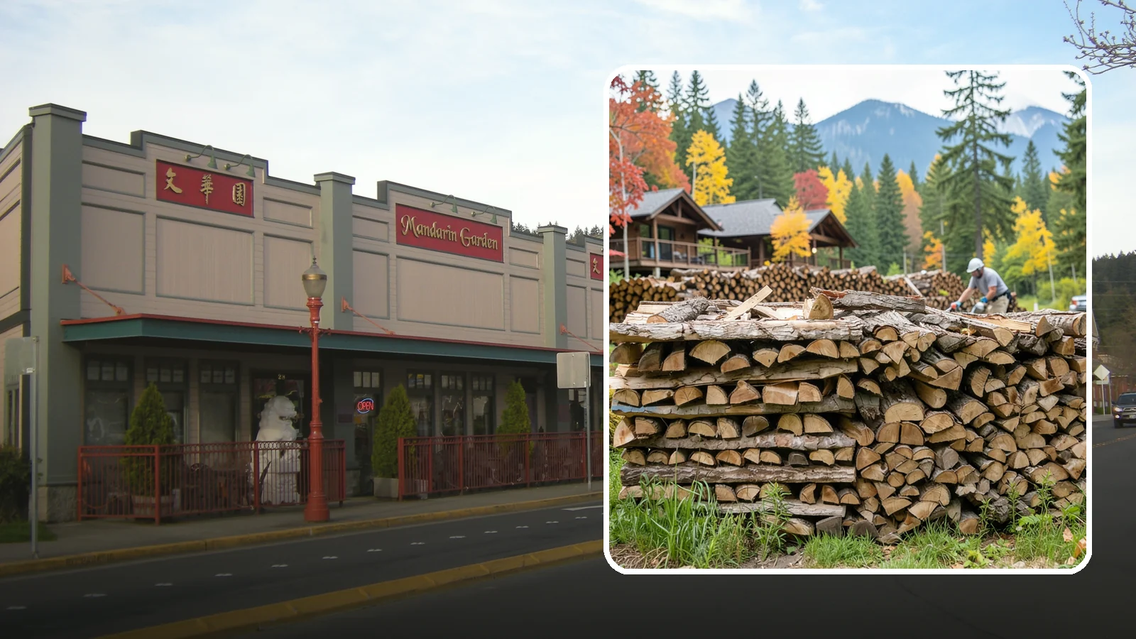 Resort Firewood in Issaquah, King County, WA - We provide Pacific Northwest resorts with clean, seasoned firewood for guest fireplaces, fire pits, and gathering areas.