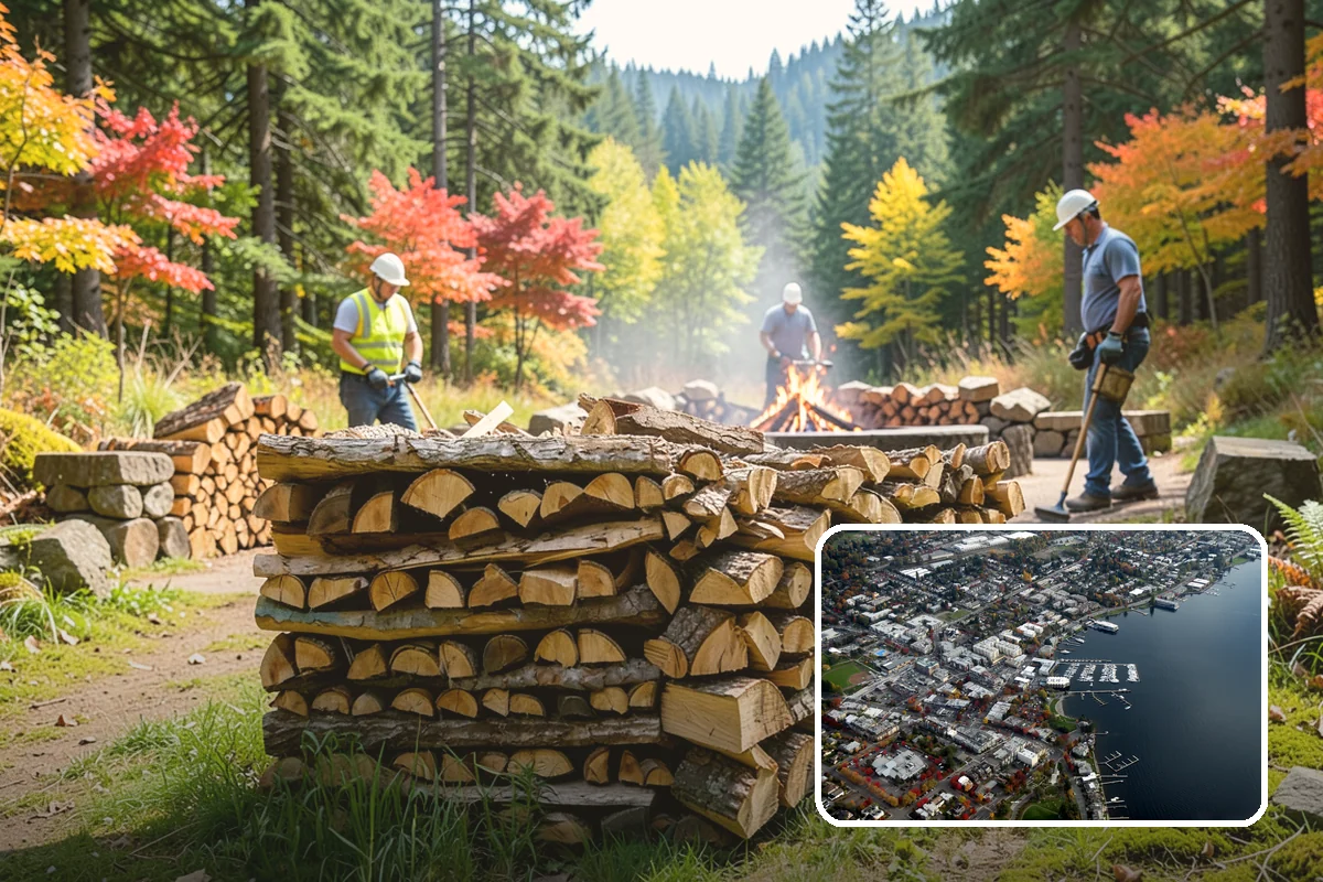 Resort Firewood in Kirkland, King County, WA - Clean, easy-lighting wood for a great guest experience