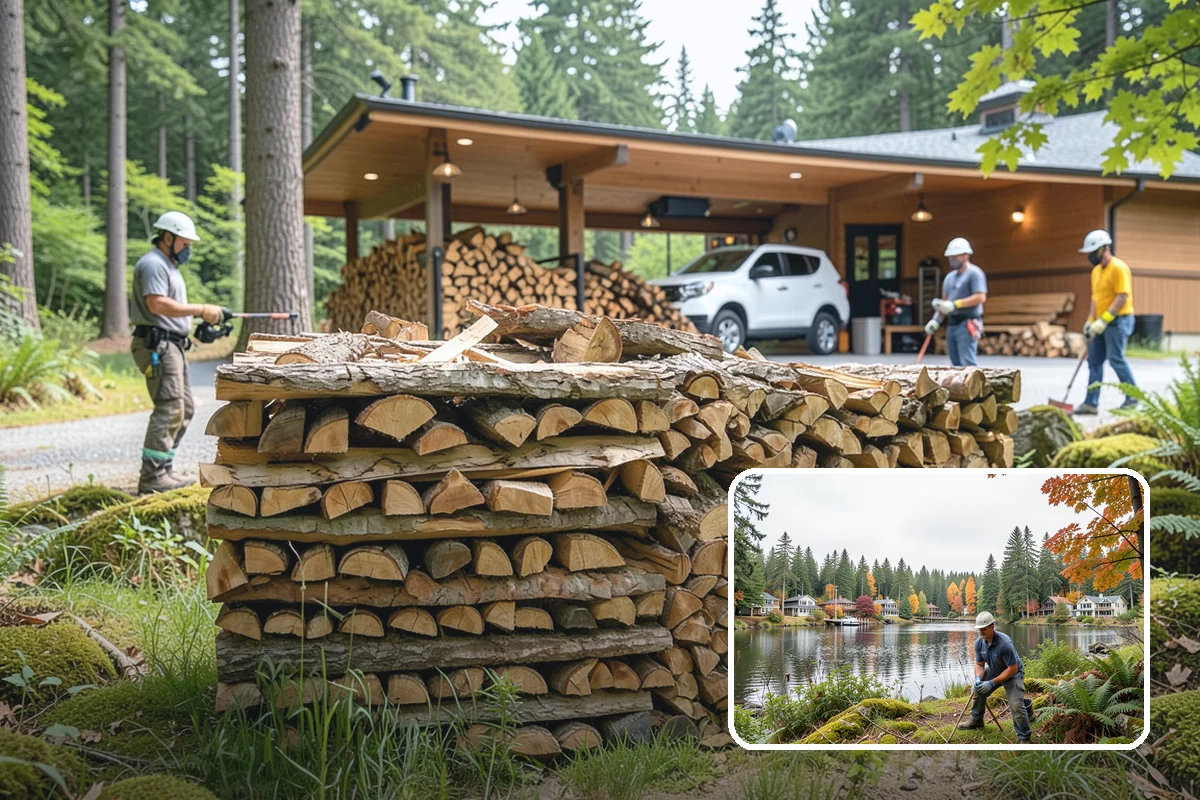 Resort Firewood in La Conner, Skagit County, WA - Clean, easy-lighting wood for a great guest experience