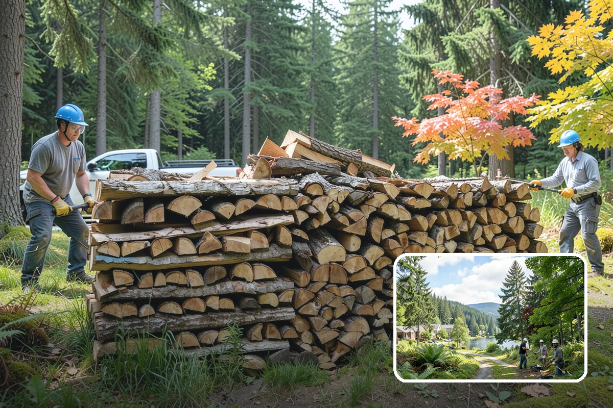 Resort Firewood in Lake Forest Park, King County, WA - Clean, easy-lighting wood for a great guest experience