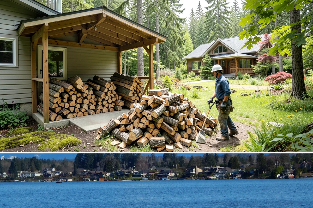 Resort Firewood in Lake Stevens, Snohomish County, WA - Increase supply ahead of the cozy fall and winter seasons when guests use fires most.
