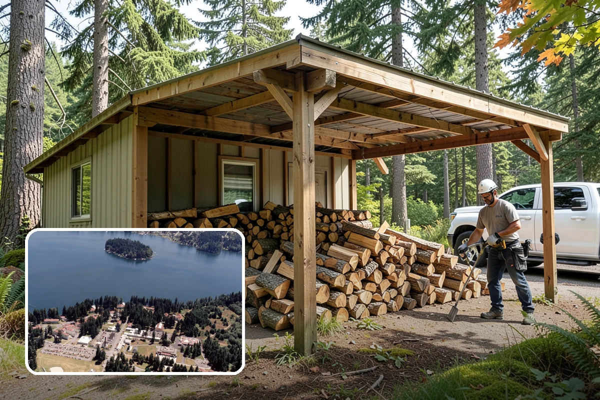 Resort Firewood in Lakewood, Pierce County, WA - Clean, easy-lighting wood for a great guest experience