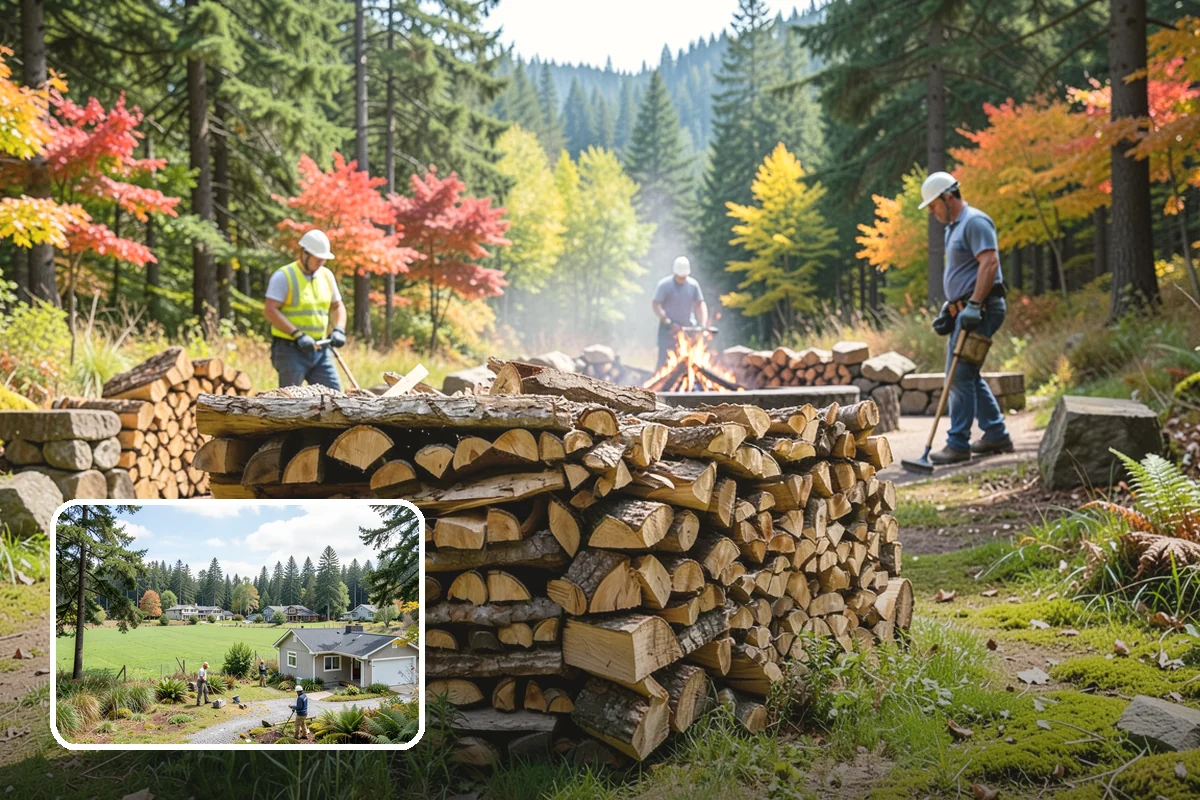 Resort Firewood in Lyman, WA - Clean, easy-lighting wood for a great guest experience