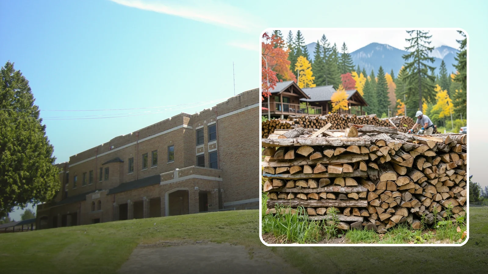 Resort Firewood in Maple Valley, King County, WA - We provide Pacific Northwest resorts with clean, seasoned firewood for guest fireplaces, fire pits, and gathering areas.