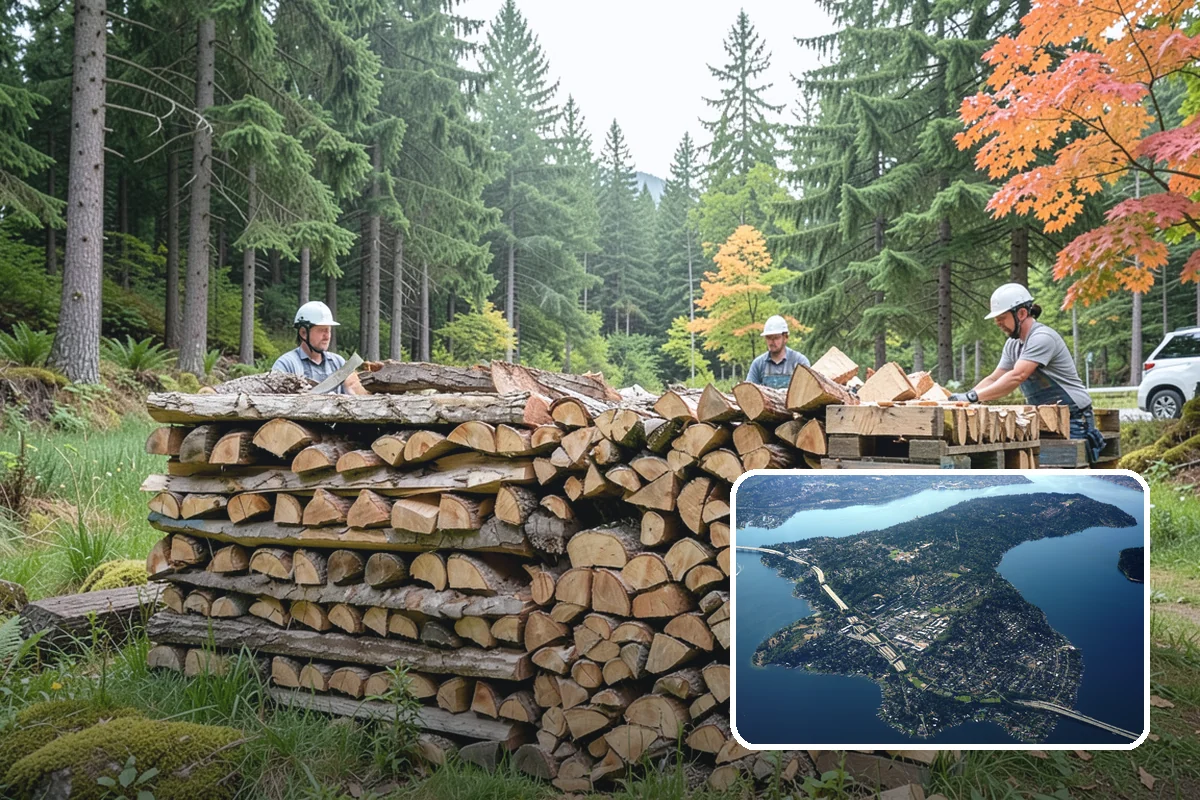 Resort Firewood in Mercer Island, King County, WA - Clean, easy-lighting wood for a great guest experience