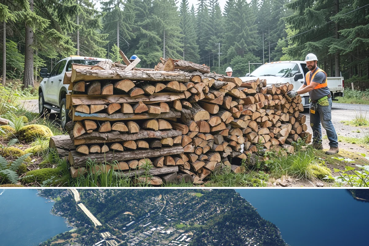 Resort Firewood in Mercer Island, King County, WA - Increase supply ahead of the cozy fall and winter seasons when guests use fires most.