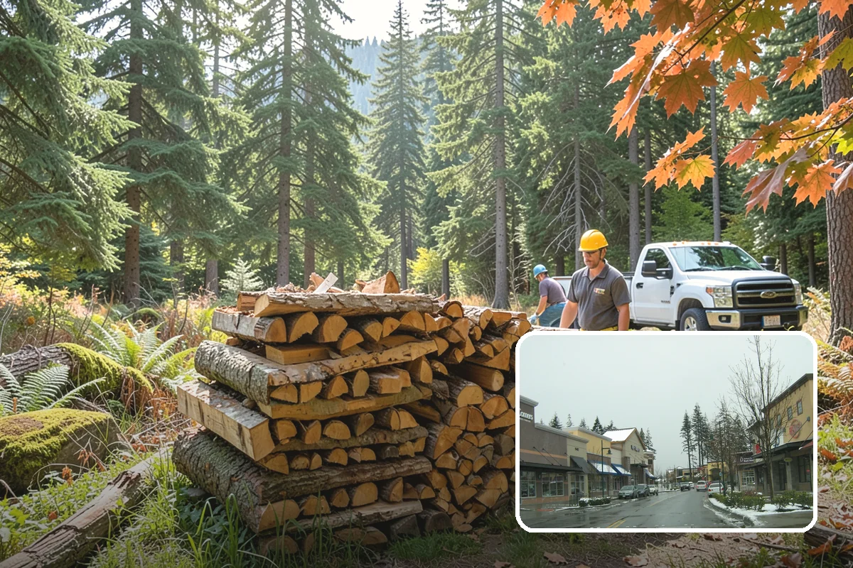 Resort Firewood in Mill Creek, Snohomish County, WA - Clean, easy-lighting wood for a great guest experience