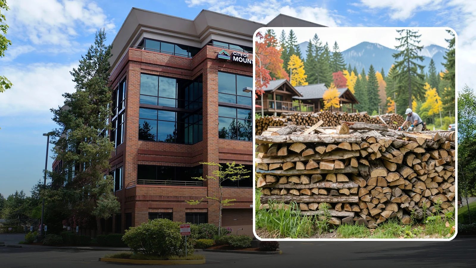 Resort Firewood in Mountlake Terrace, Snohomish County, WA - We provide Pacific Northwest resorts with clean, seasoned firewood for guest fireplaces, fire pits, and gathering areas.