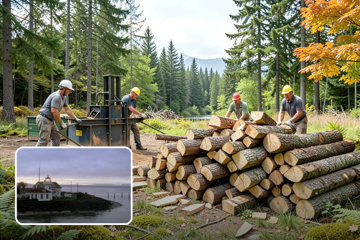 Resort Firewood in Mukilteo, Snohomish County, WA - Clean, easy-lighting wood for a great guest experience