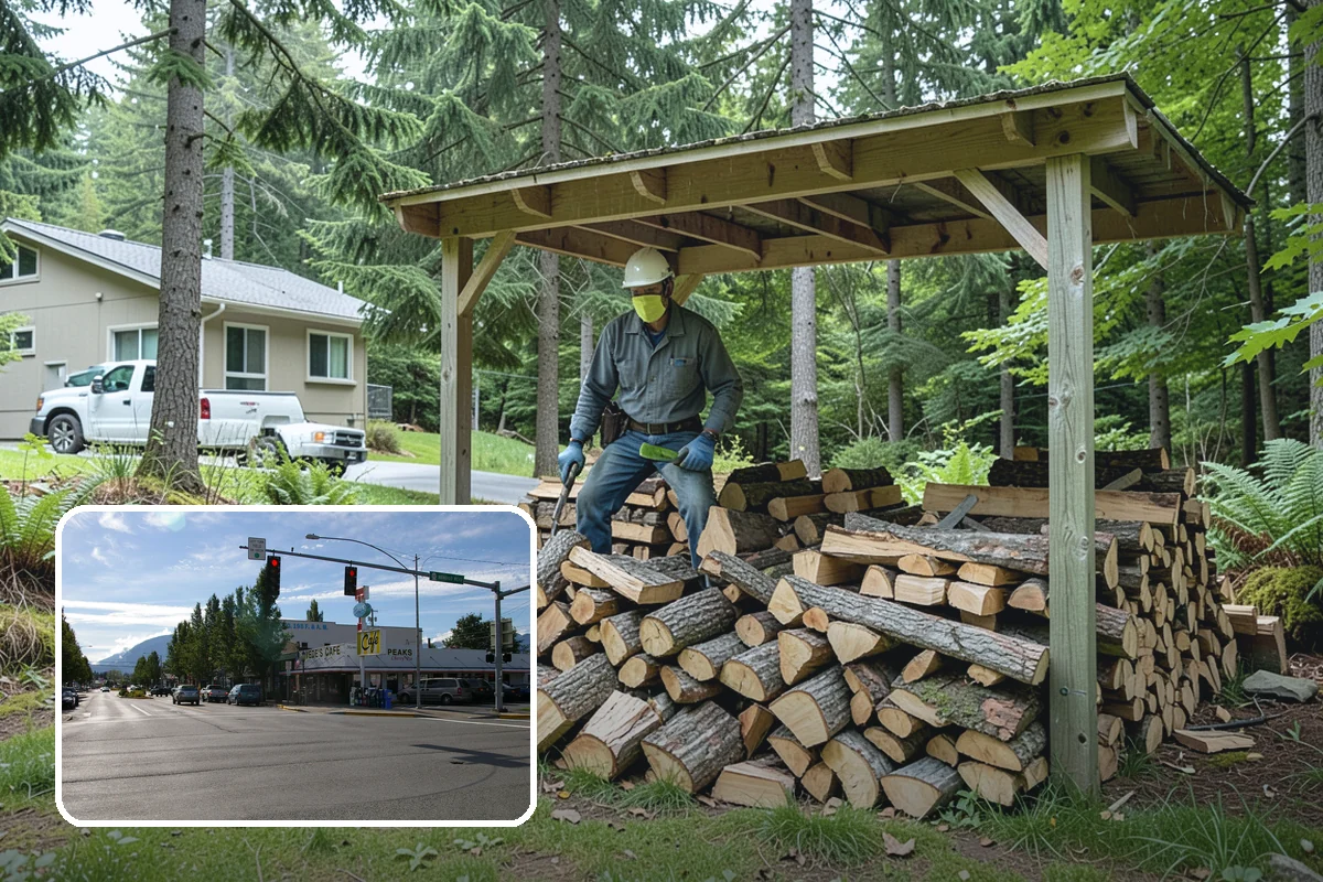 Resort Firewood in North Bend, King County, WA - Clean, easy-lighting wood for a great guest experience