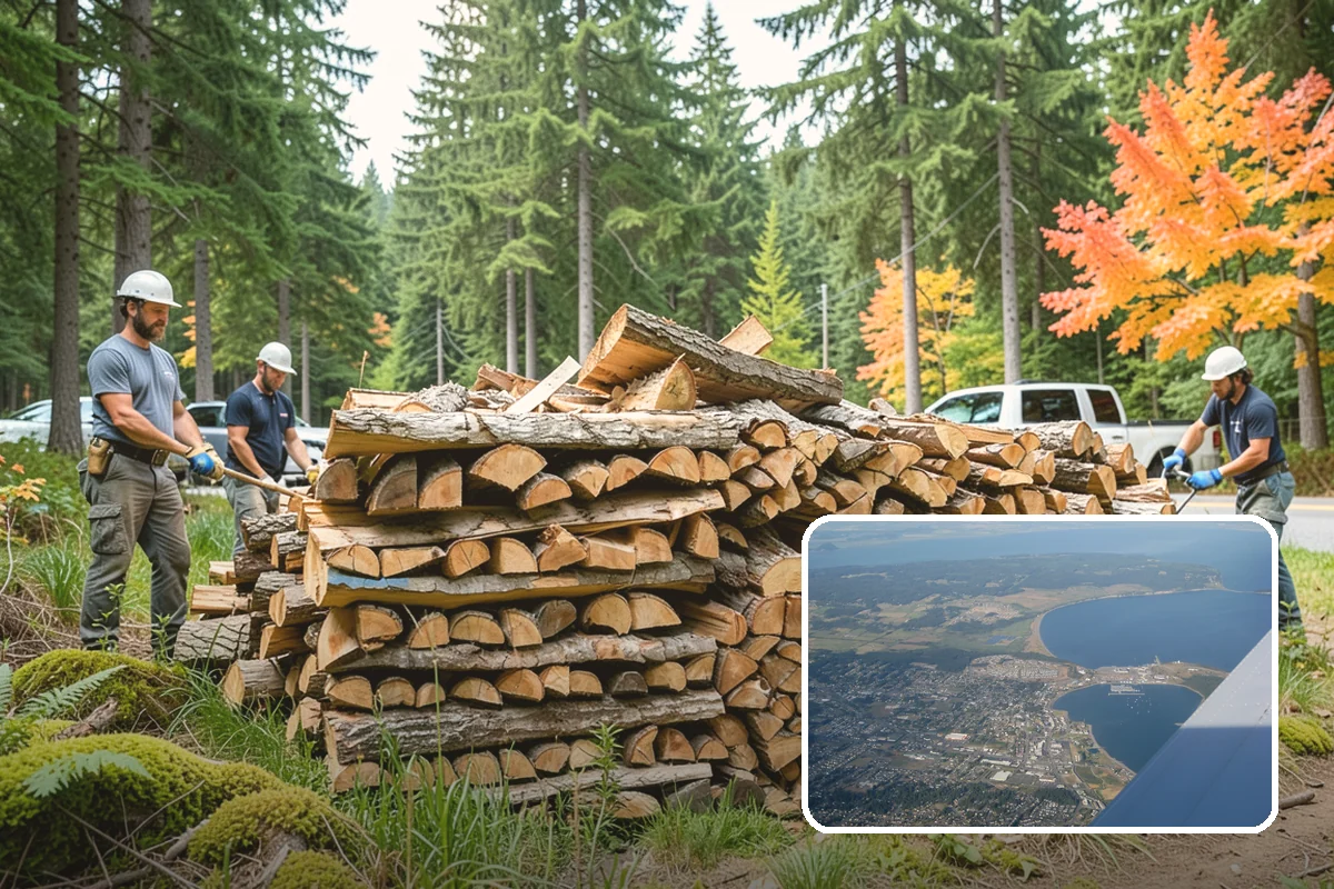 Resort Firewood in Oak Harbor, Island County, WA - Clean, easy-lighting wood for a great guest experience