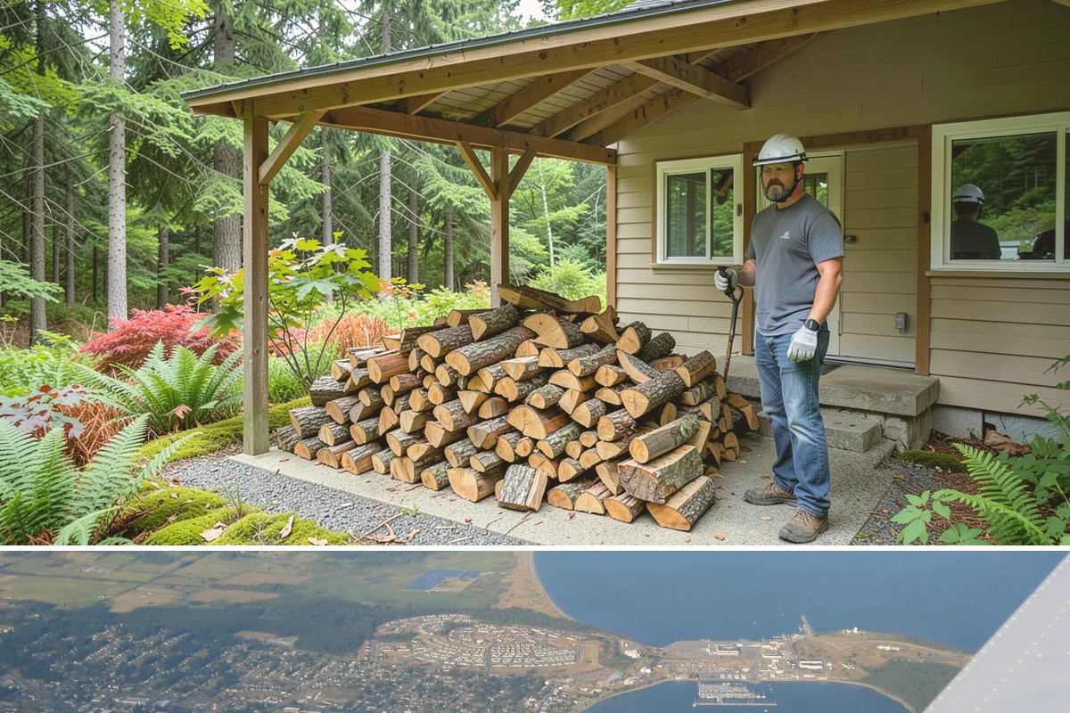 Resort Firewood in Oak Harbor, Island County, WA - Increase supply ahead of the cozy fall and winter seasons when guests use fires most.