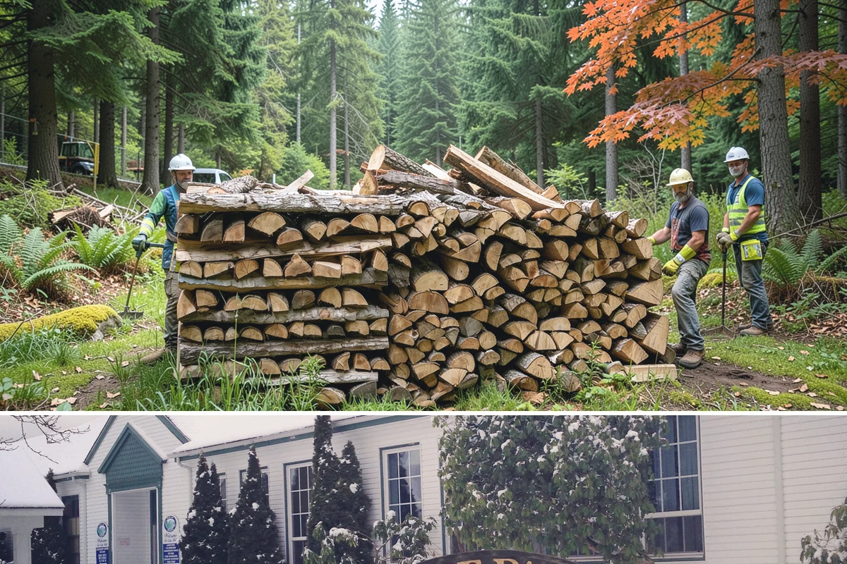 Resort Firewood in Pacific, King County, WA - Increase supply ahead of the cozy fall and winter seasons when guests use fires most.
