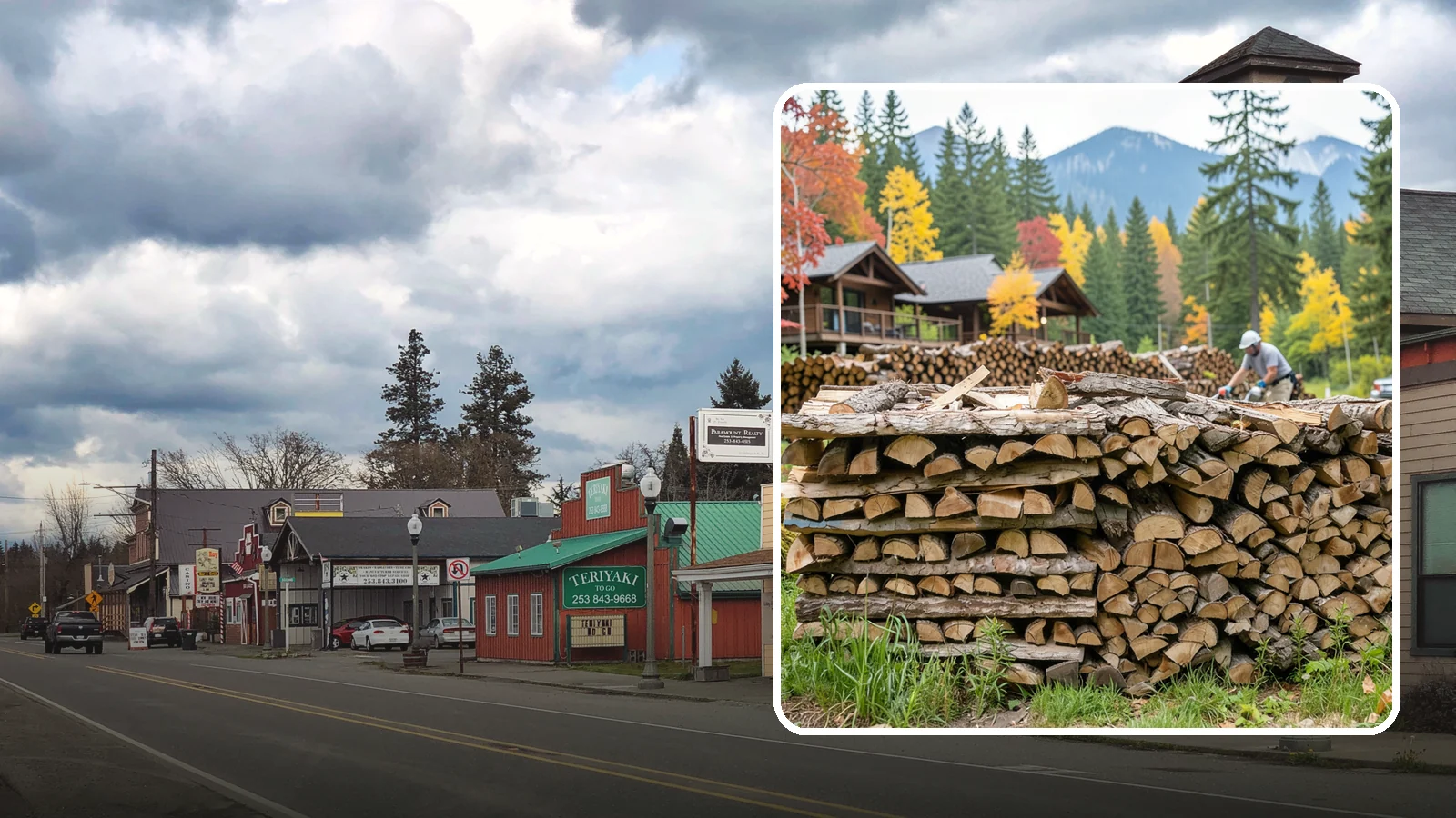 Resort Firewood in Roy, Pierce County, WA - We provide Pacific Northwest resorts with clean, seasoned firewood for guest fireplaces, fire pits, and gathering areas.