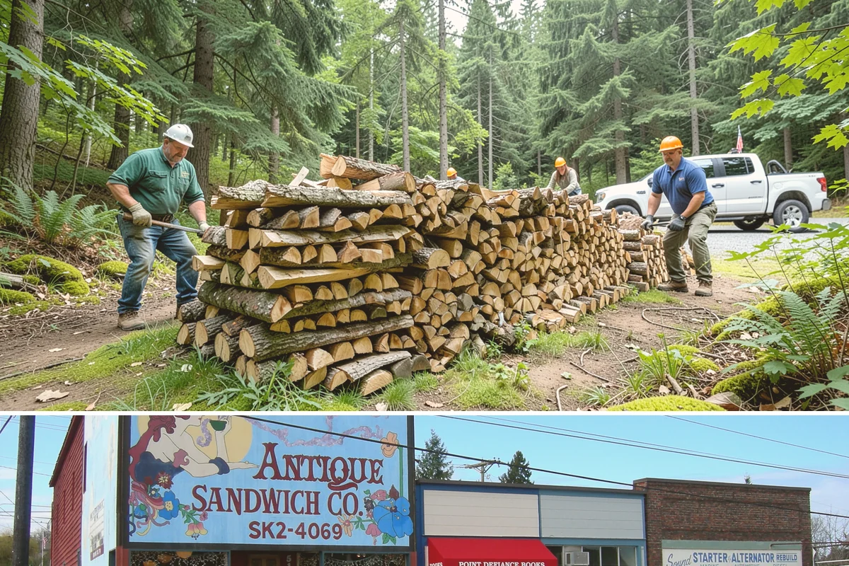 Resort Firewood in Ruston, Pierce County, WA - Increase supply ahead of the cozy fall and winter seasons when guests use fires most.