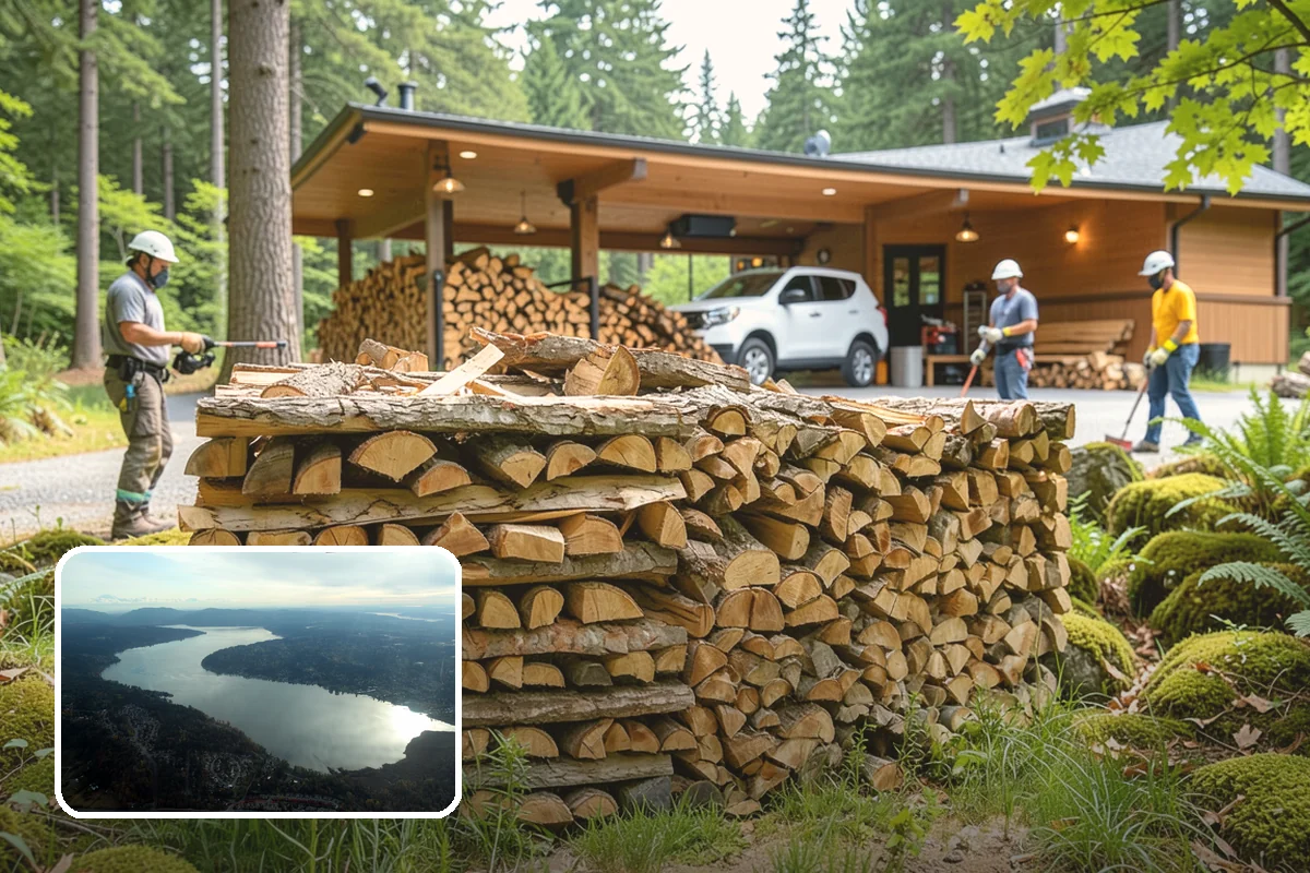 Resort Firewood in Sammamish, King County, WA - Clean, easy-lighting wood for a great guest experience