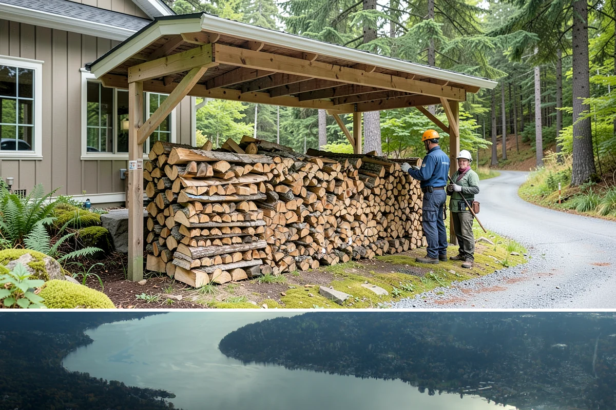 Resort Firewood in Sammamish, King County, WA - Increase supply ahead of the cozy fall and winter seasons when guests use fires most.