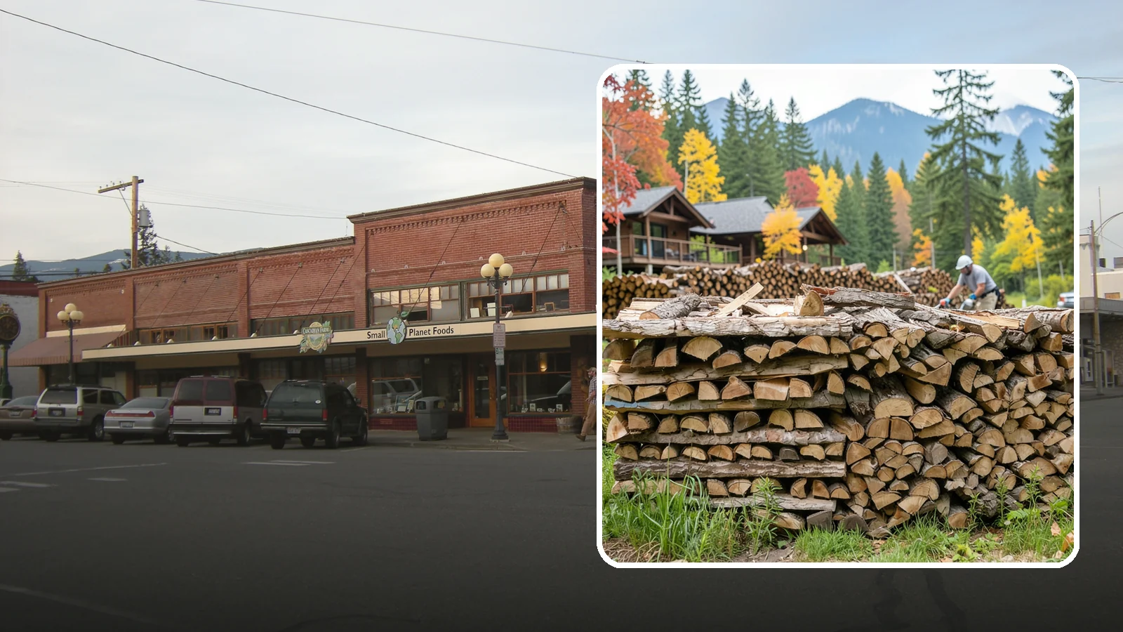 Resort Firewood in Sedro-Woolley, Skagit County, WA - We provide Pacific Northwest resorts with clean, seasoned firewood for guest fireplaces, fire pits, and gathering areas.