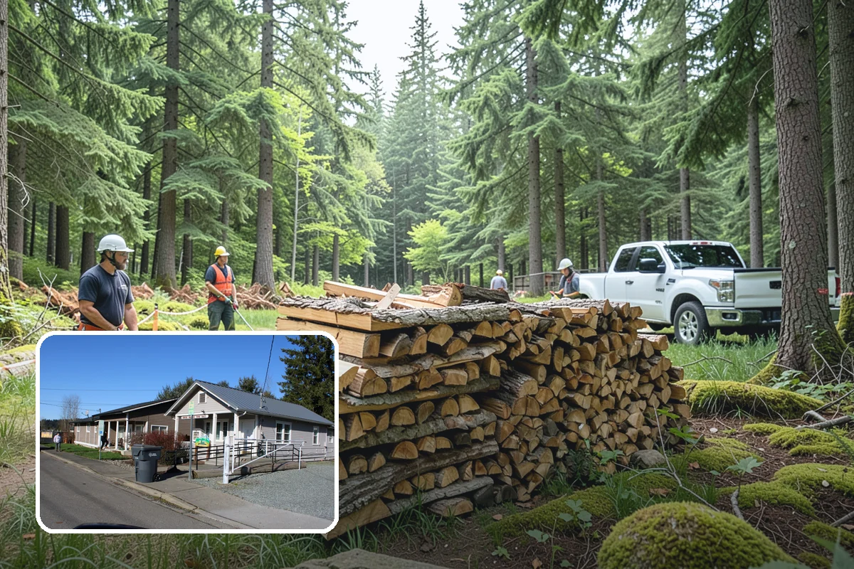 Resort Firewood in South Prairie, Pierce County, WA - Clean, easy-lighting wood for a great guest experience