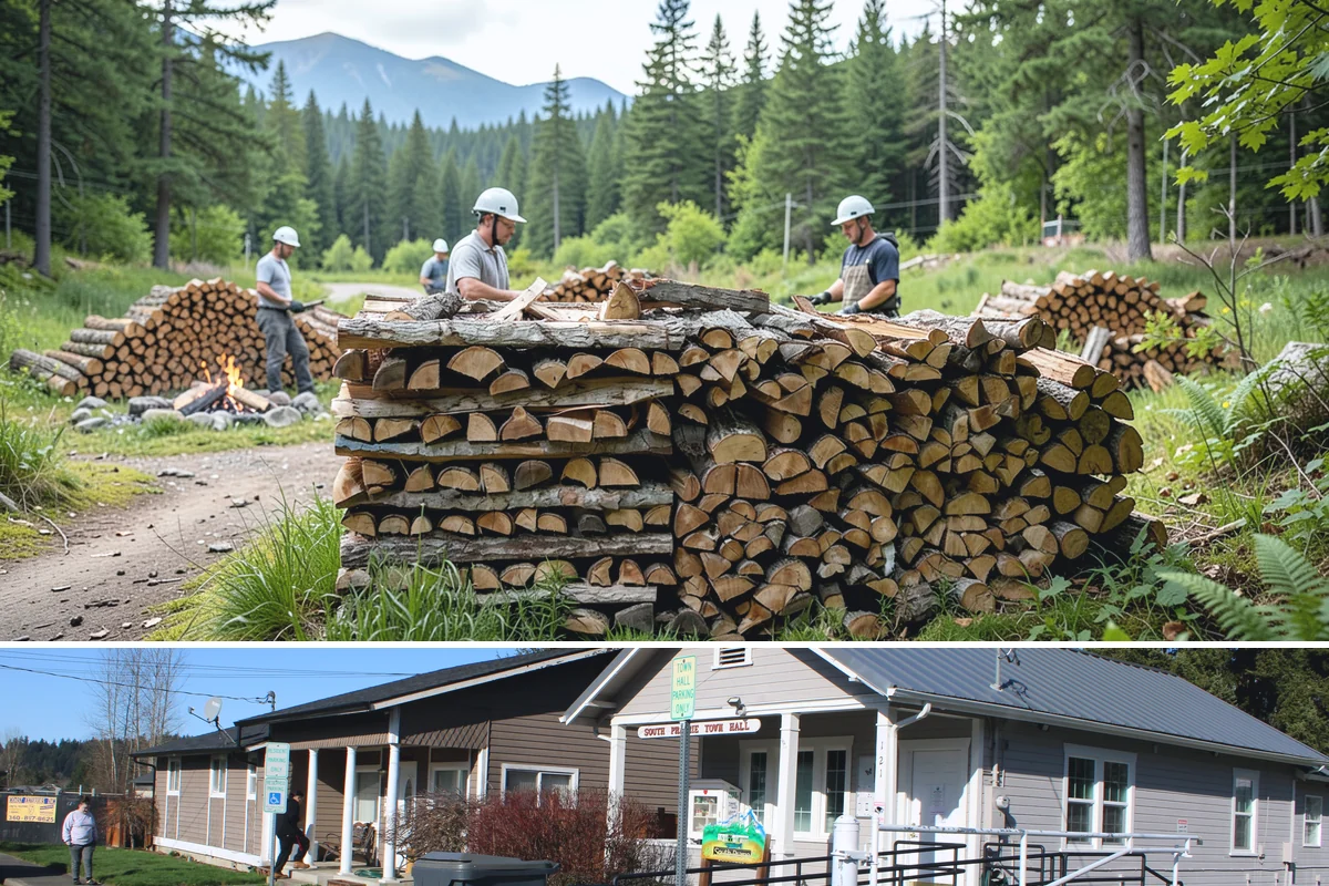 Resort Firewood in South Prairie, Pierce County, WA - Increase supply ahead of the cozy fall and winter seasons when guests use fires most.