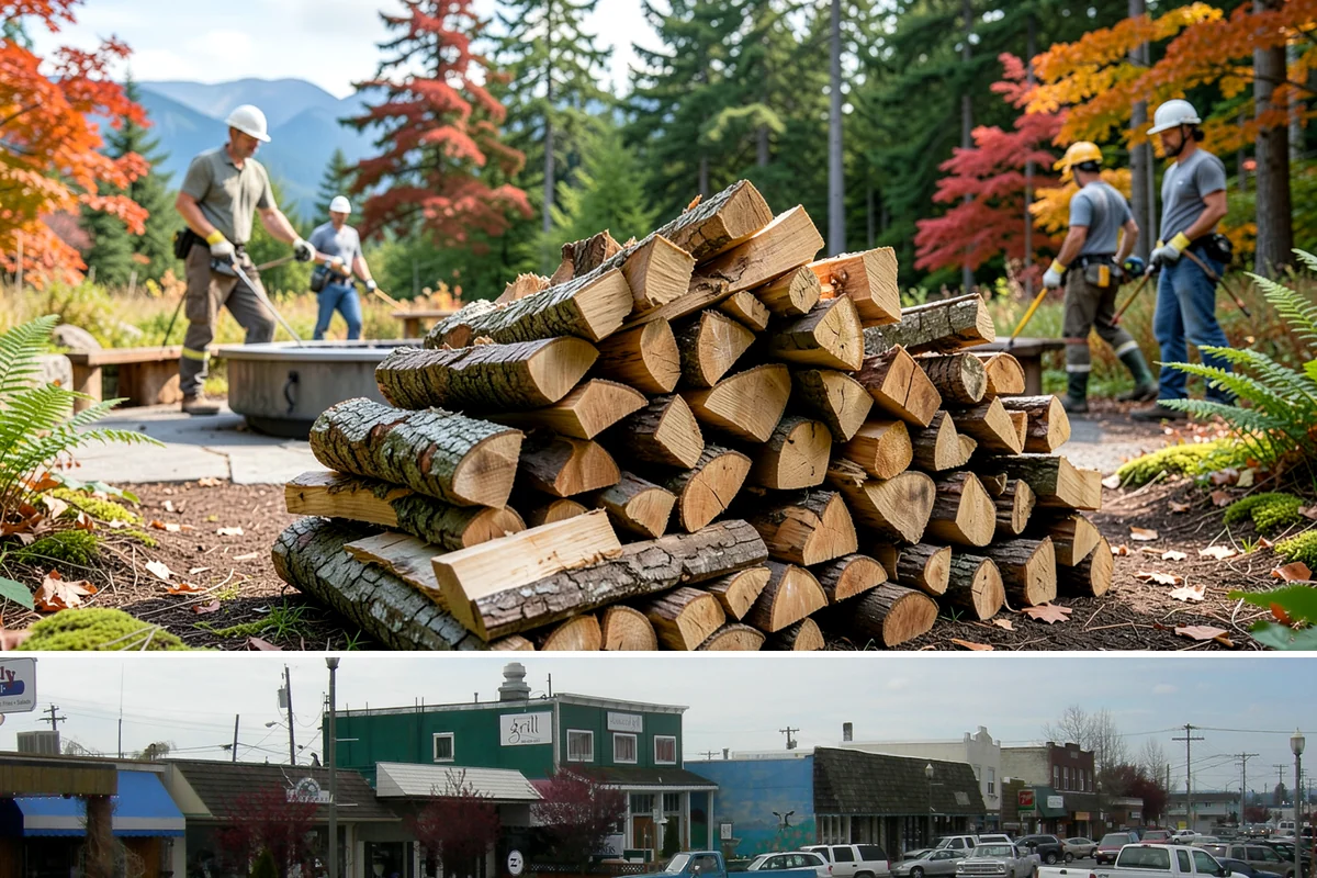 Resort Firewood in Stanwood, Snohomish County, WA - Increase supply ahead of the cozy fall and winter seasons when guests use fires most.