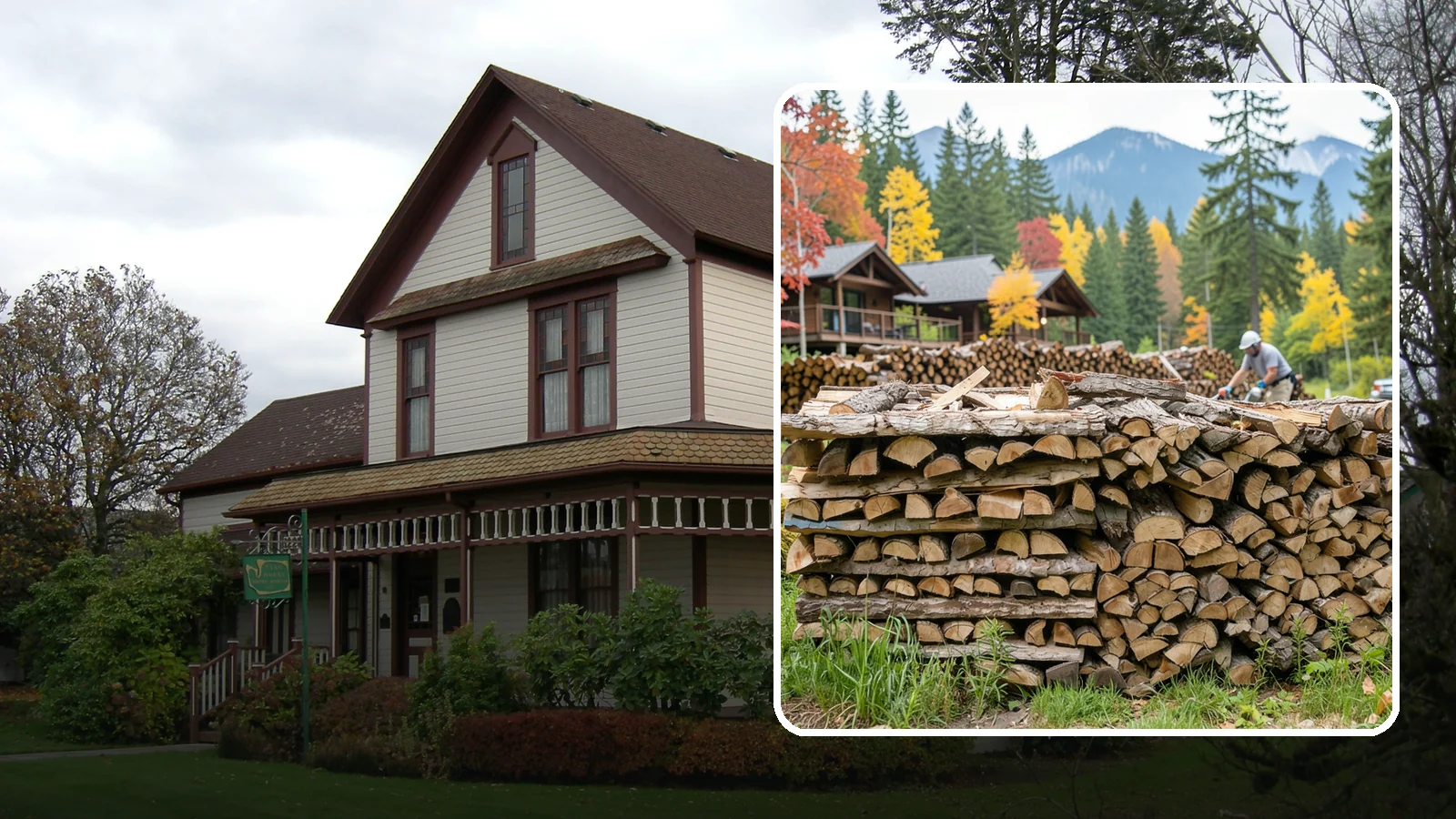 Resort Firewood in Sumner, Pierce County, WA - We provide Pacific Northwest resorts with clean, seasoned firewood for guest fireplaces, fire pits, and gathering areas.