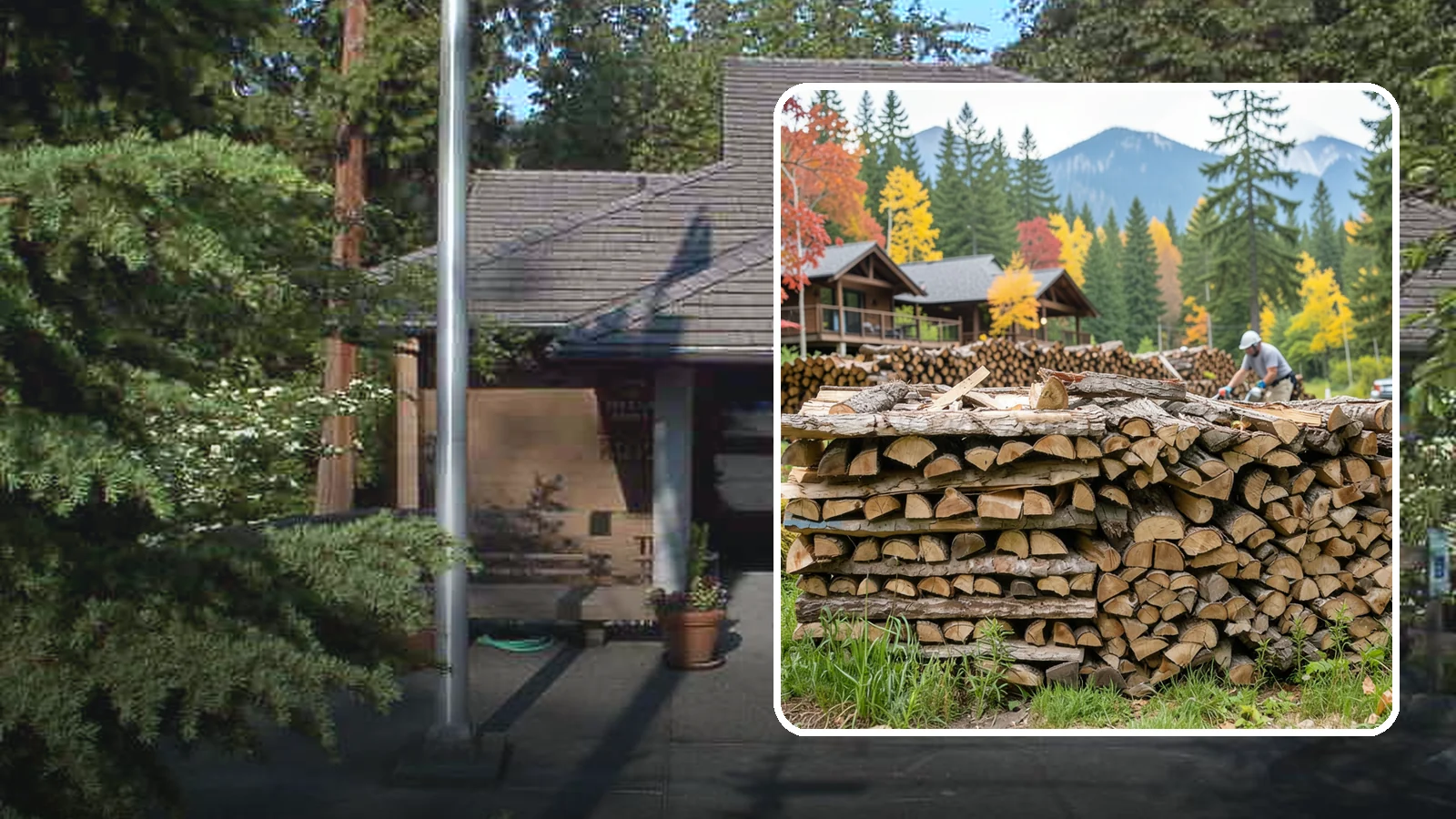 Resort Firewood in Yarrow Point, King County, WA - We provide Pacific Northwest resorts with clean, seasoned firewood for guest fireplaces, fire pits, and gathering areas.