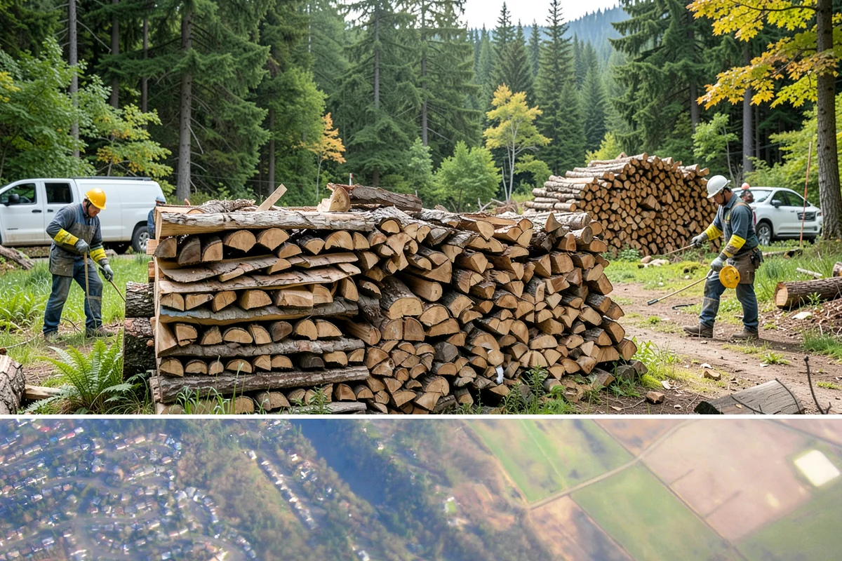 Restaurant Firewood in Algona, King County, WA - Lock in a standing supply before the busy fall and winter dining season ramps up.