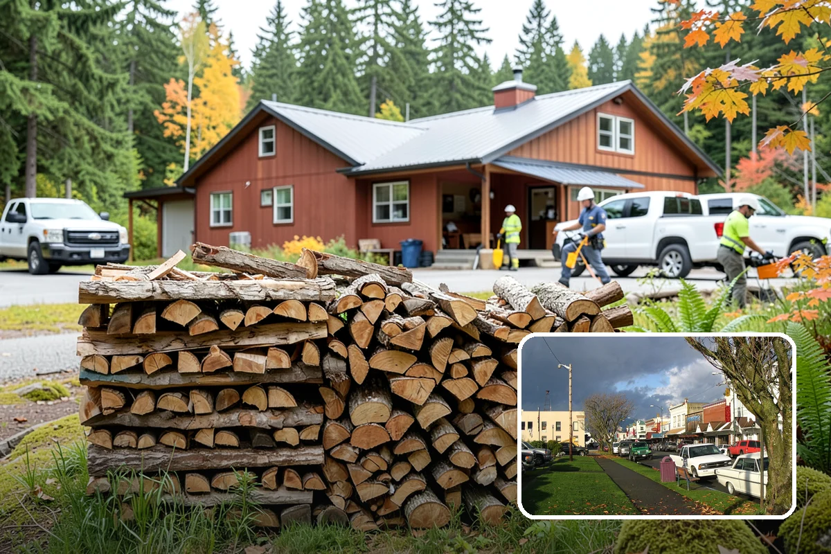 Restaurant Firewood in Arlington, Snohomish County, WA - Reliable volume that keeps the kitchen never short