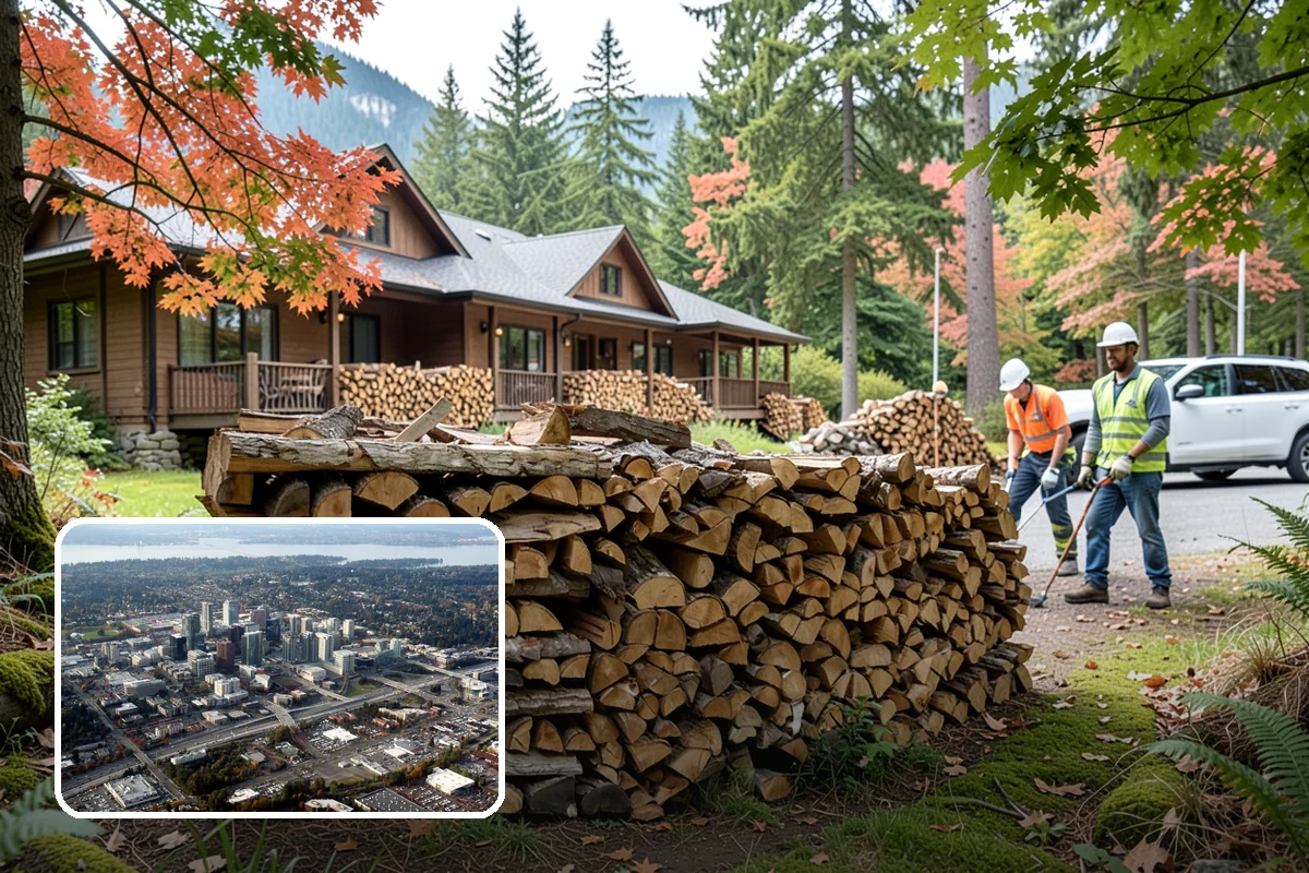 Restaurant Firewood in Bellevue, King County, WA - Reliable volume that keeps the kitchen never short