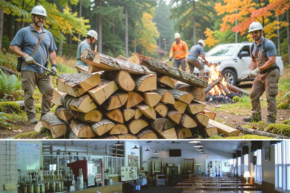 Restaurant Firewood in Black Diamond, King County, WA - Lock in a standing supply before the busy fall and winter dining season ramps up.